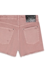 Short White Denim Boyish Purple Gray