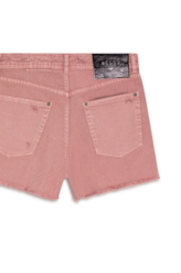 Short White Denim Boyish Rosa Velho