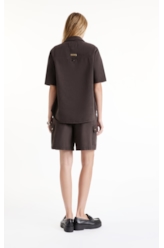 Short White Denim Wide Plumbo