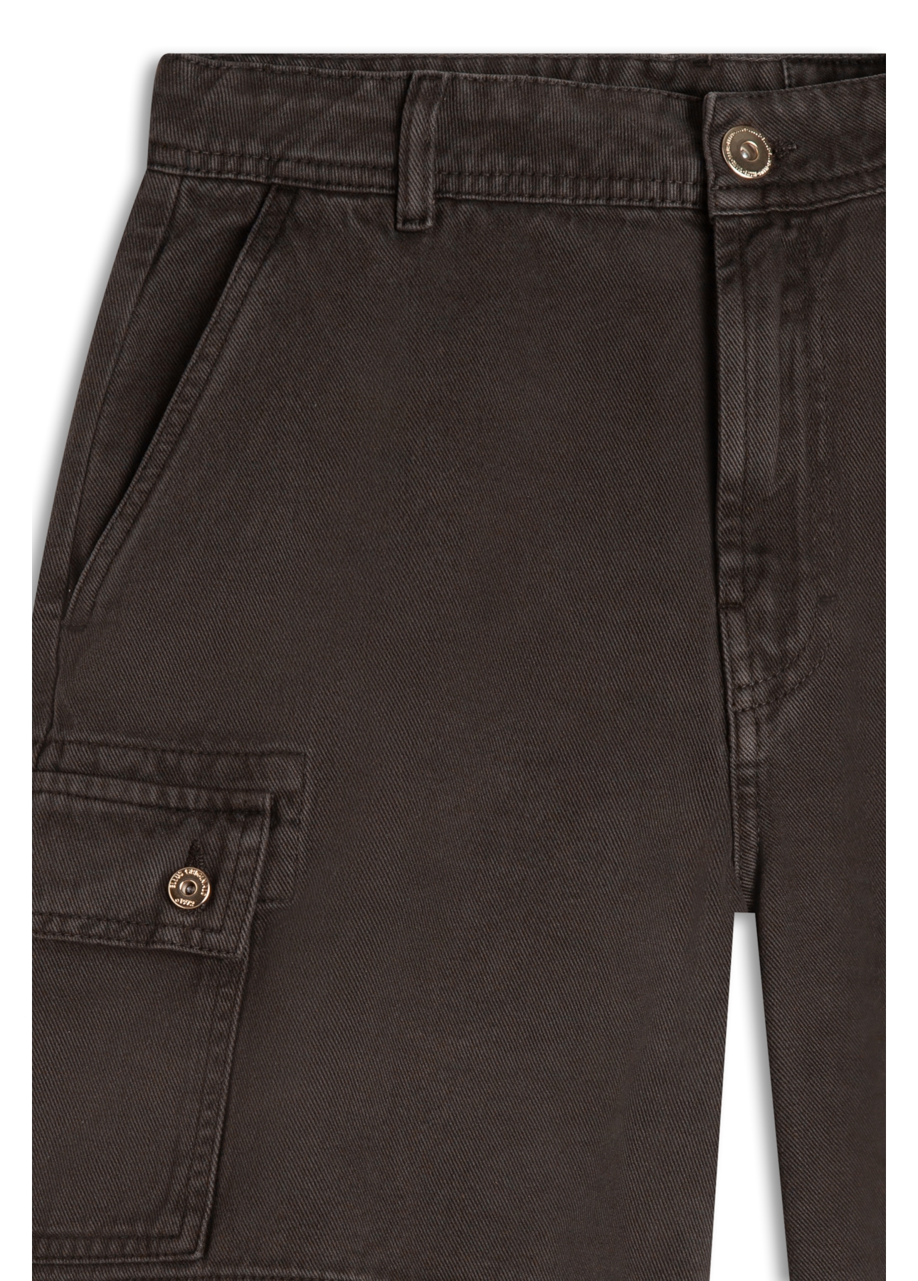 Short White Denim Wide Plumbo