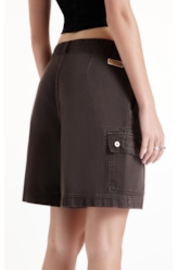 Short White Denim Wide Plumbo