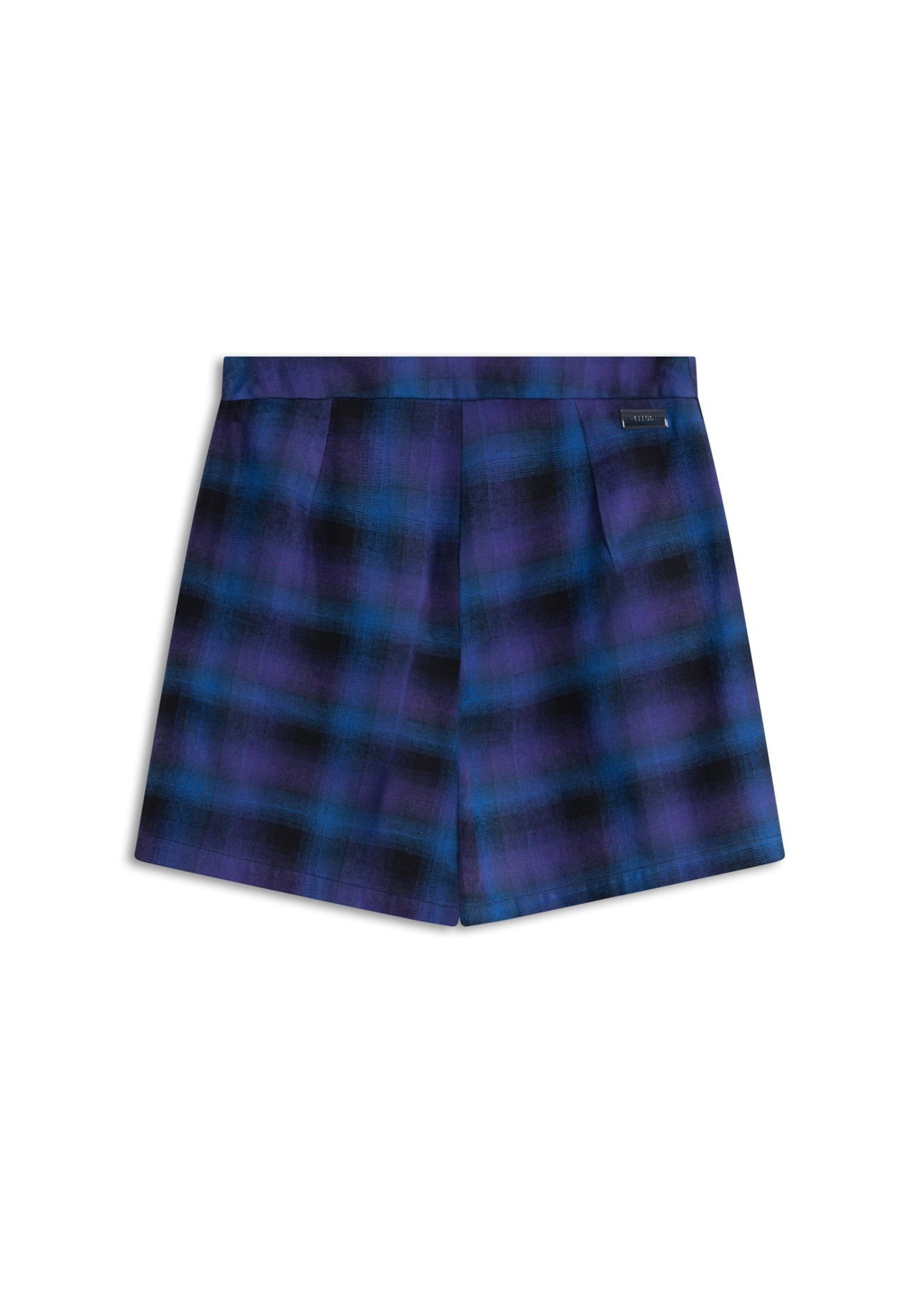Short Wool Touch Estonia Skirt Like Azul Carbono