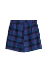 Short Wool Touch Estonia Skirt Like Azul Carbono