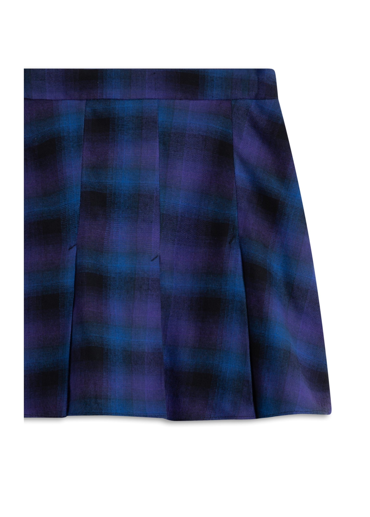 Short Wool Touch Estonia Skirt Like Azul Carbono