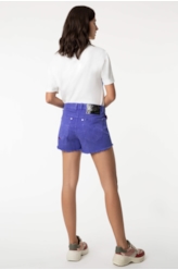 Shorts Color Marble Wash Azul Bic