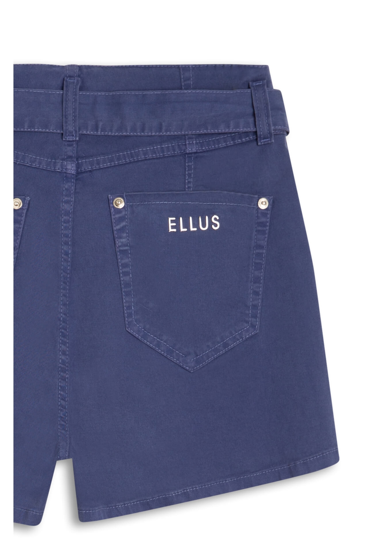 Shorts Color Twill Power Azul Jeans