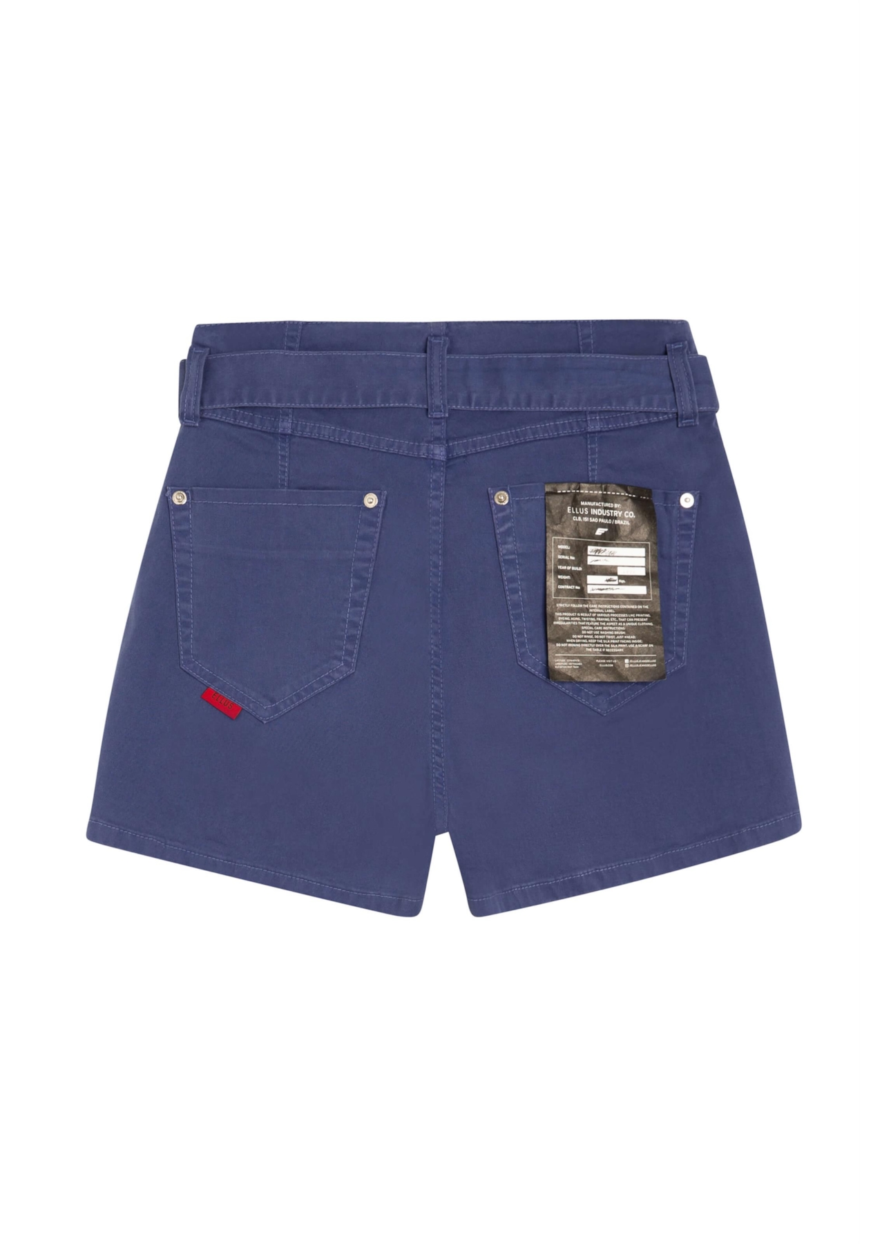 Shorts Color Twill Power Azul Jeans
