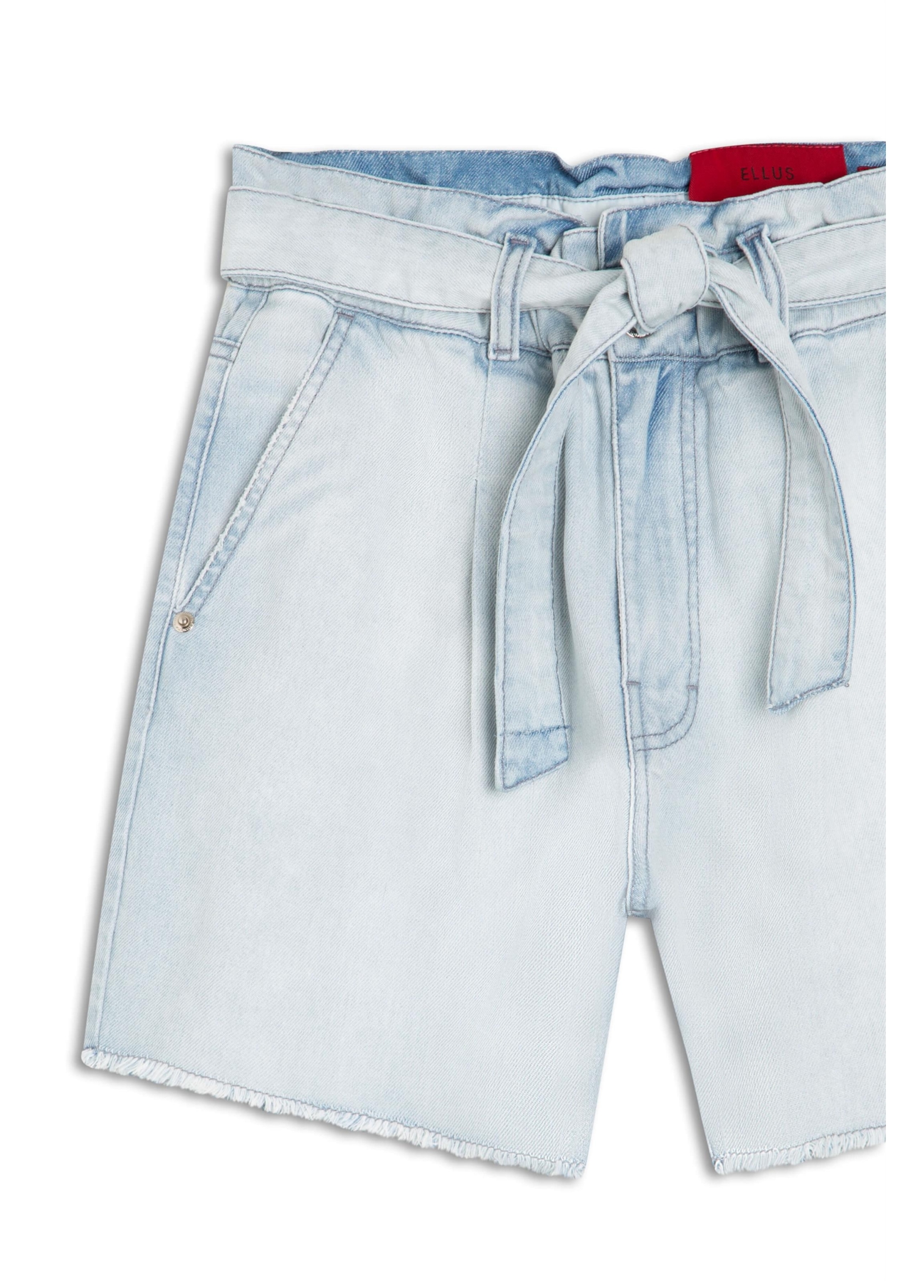 Shorts Cosmic Denim Baggy 1668-Lav. Claro C/ Rebolo