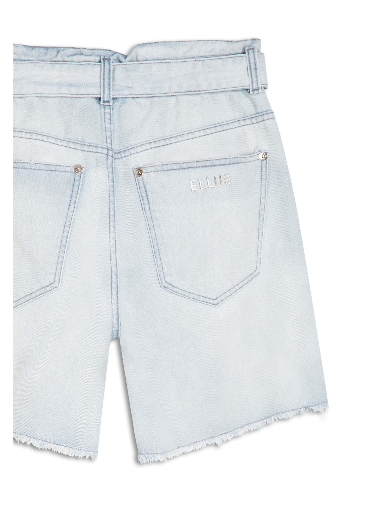 Shorts Cosmic Denim Baggy 1668-Lav. Claro C/ Rebolo