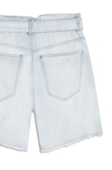 Shorts Cosmic Denim Baggy 1668-Lav. Claro C/ Rebolo