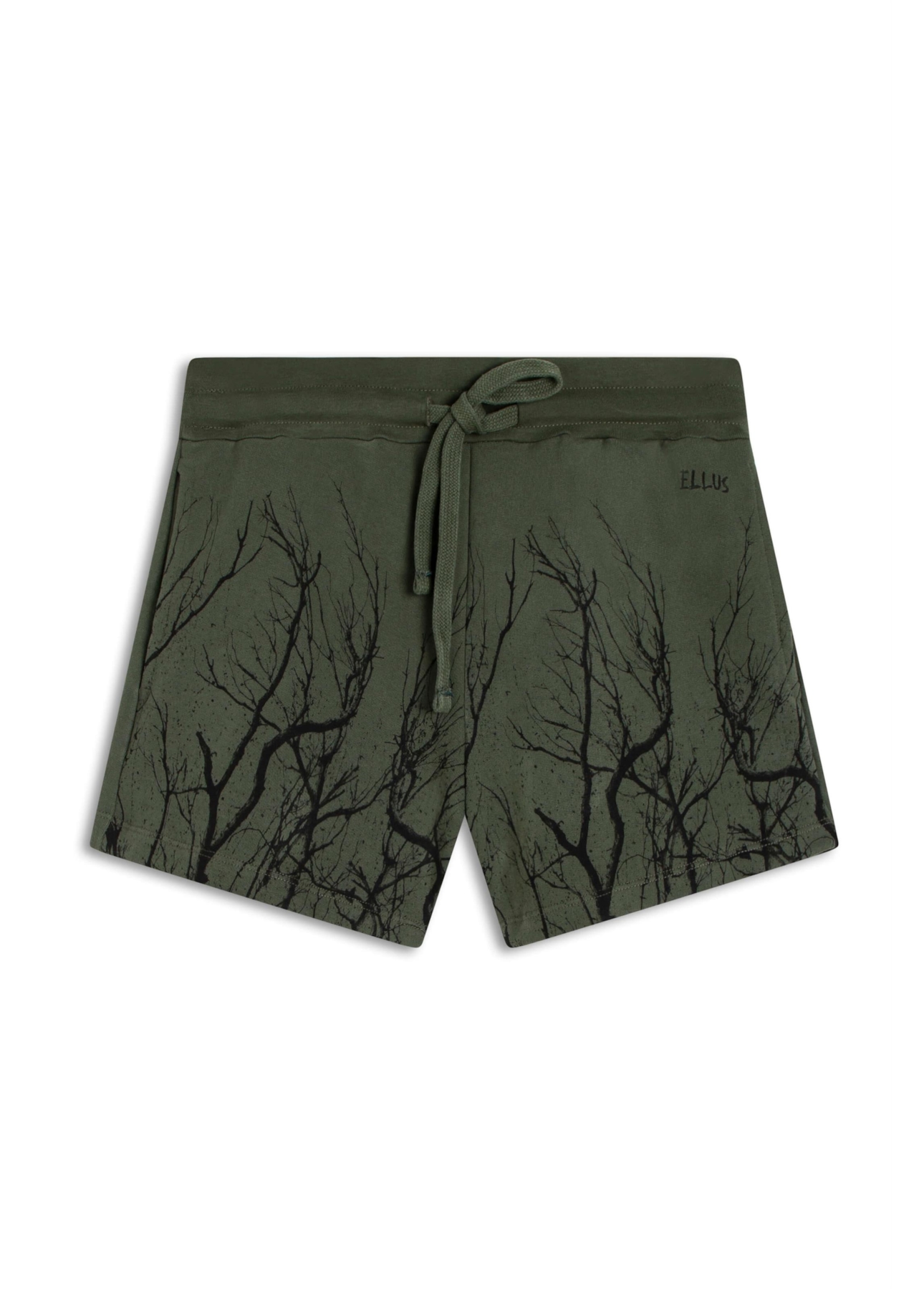 Shorts Ellus Branches Verde Militar