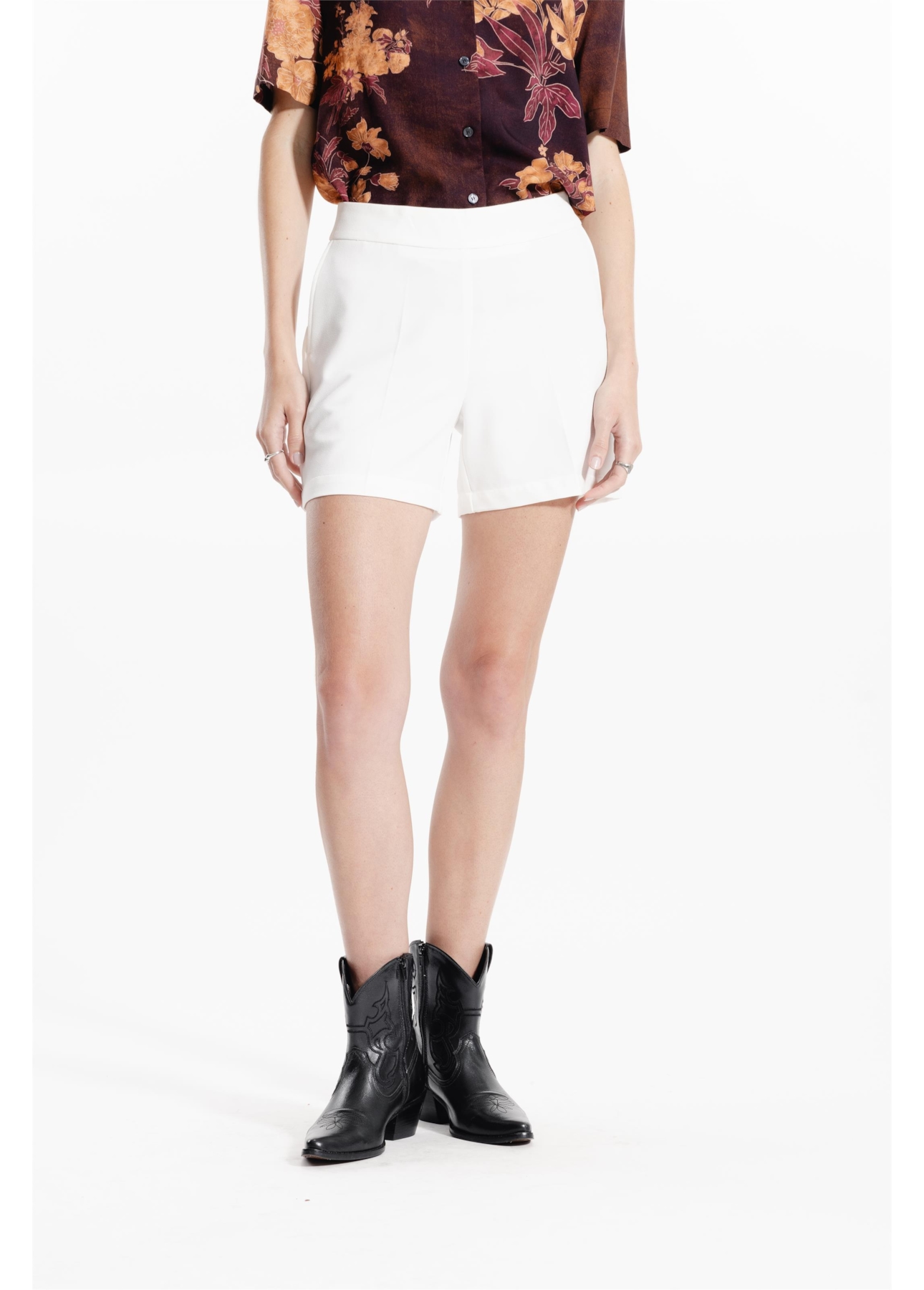 Shorts Ellus Way Alfaiataria Off White