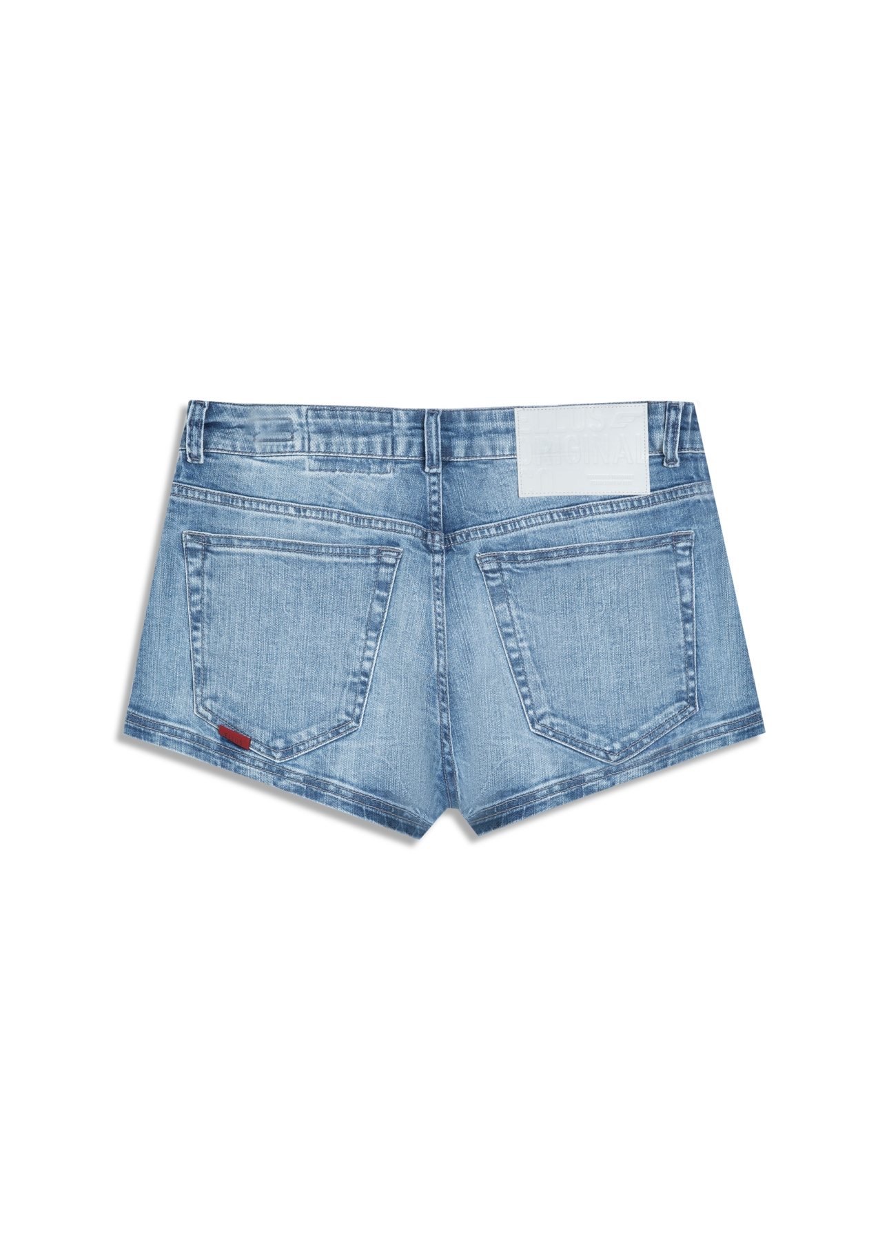 Shorts High Comfort Stretch Mini Claro C/ Rede