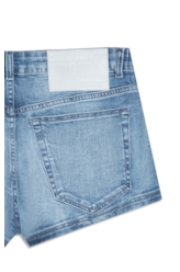 Shorts High Comfort Stretch Mini Claro C/ Rede
