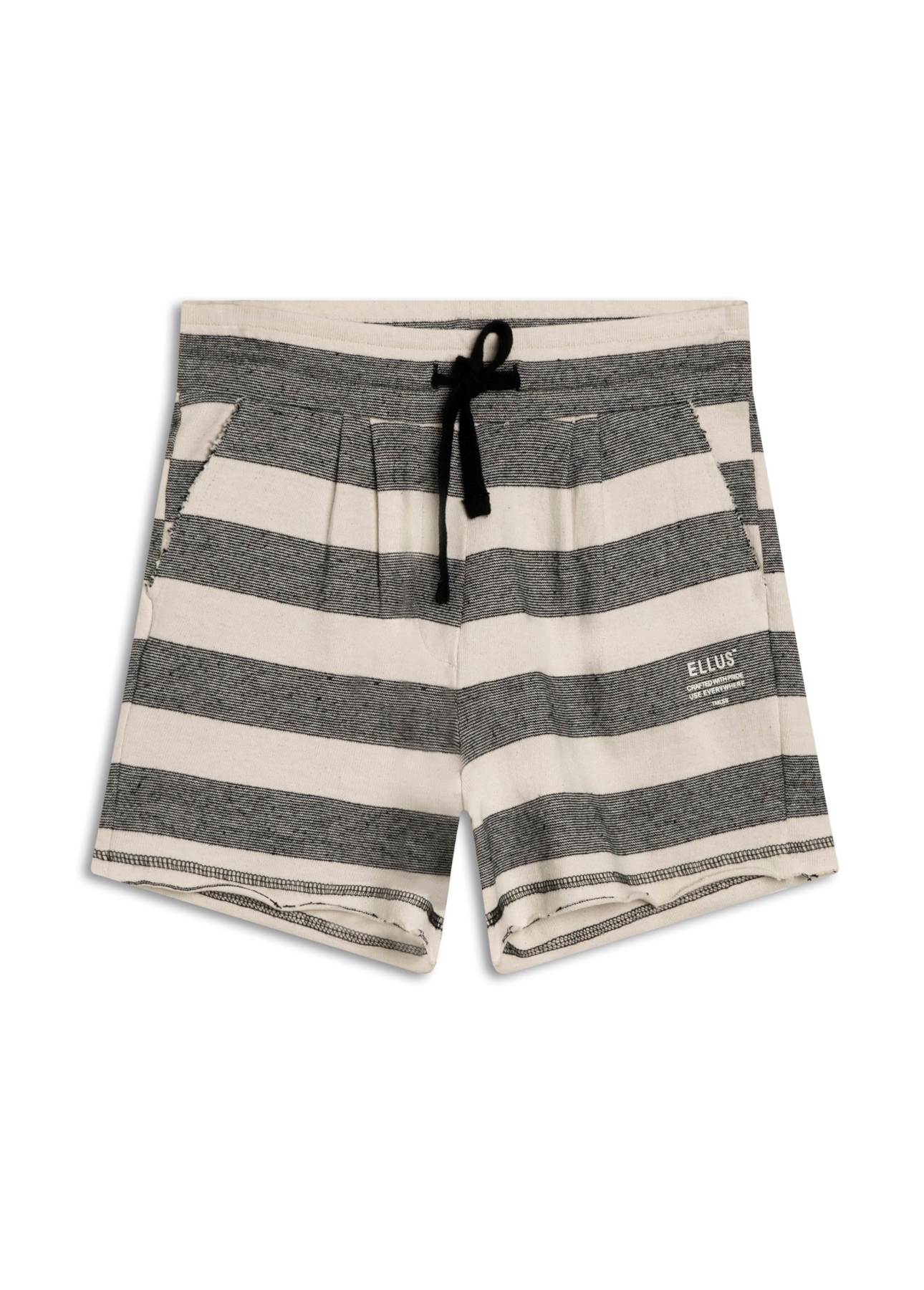Shorts Malhao Stripes Pregas Natural