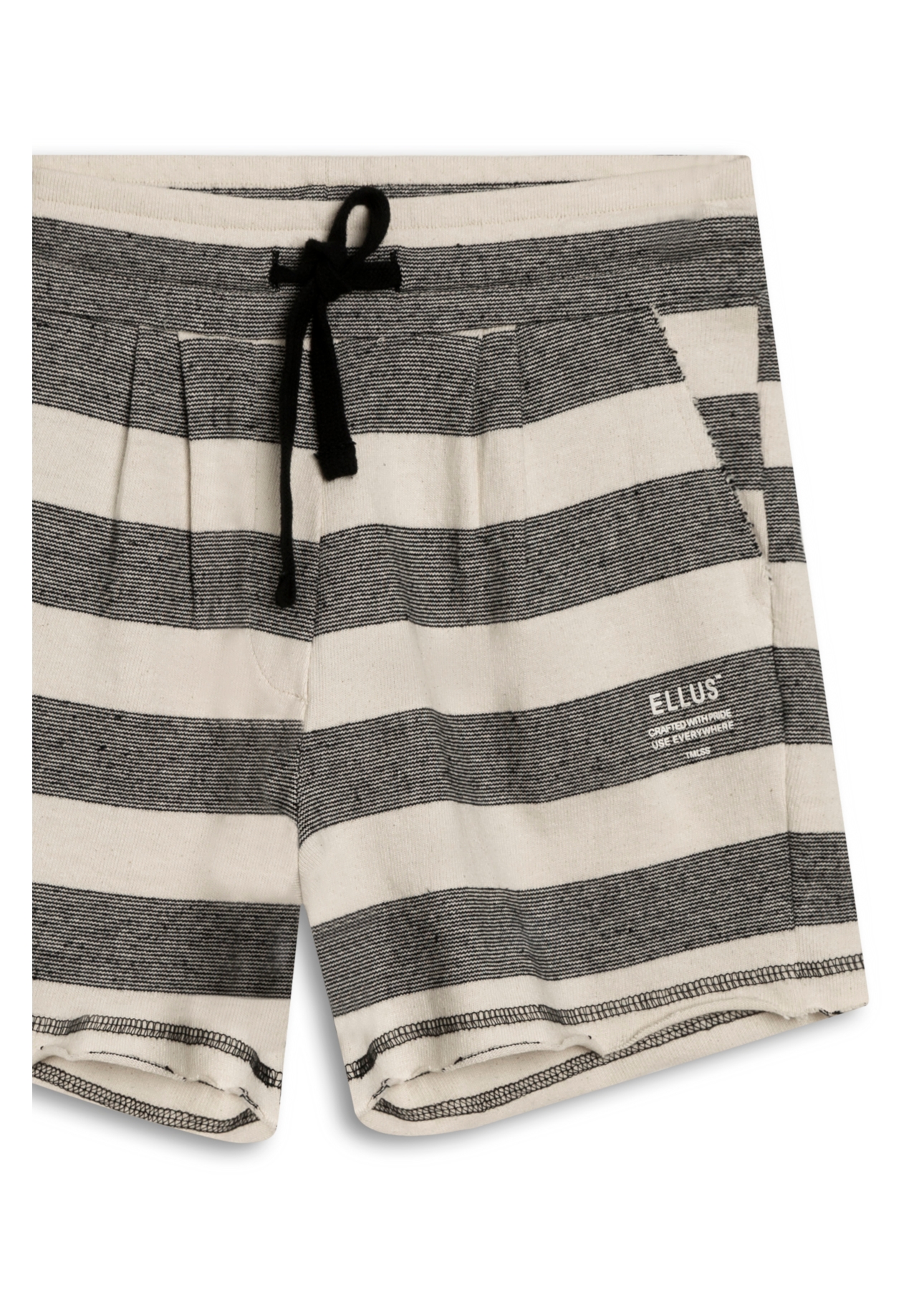 Shorts Malhao Stripes Pregas Natural