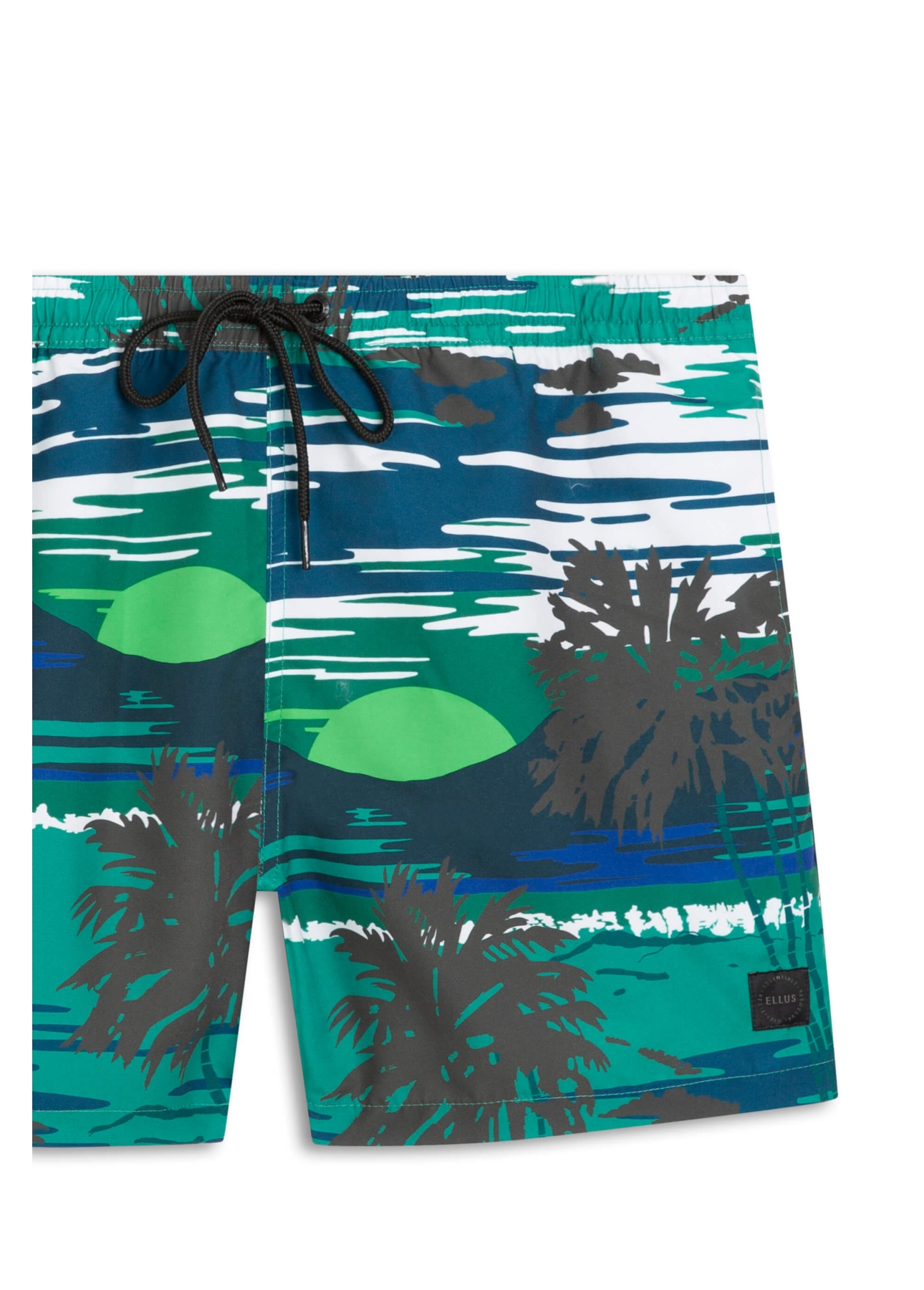 Shorts Nylon Ellus Sunset Truck Verde Bandeira