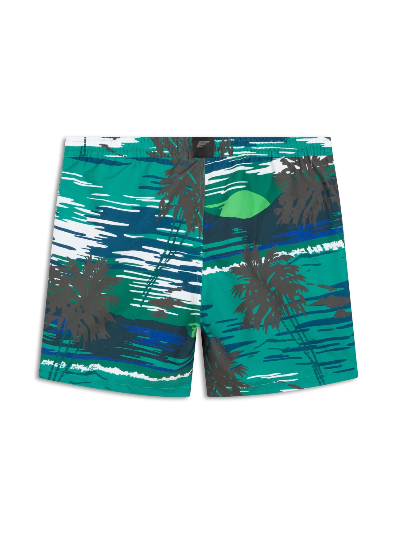 Shorts Nylon Ellus Sunset Truck Verde Bandeira