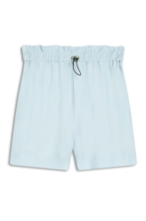 Shorts Twill Pleats Clochard Azul Claro