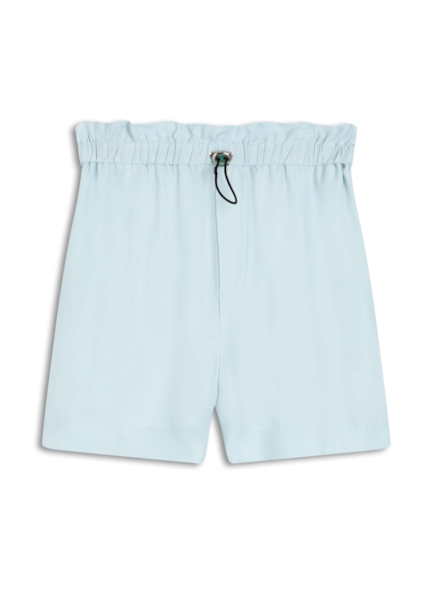 Shorts Twill Pleats Clochard Azul Claro