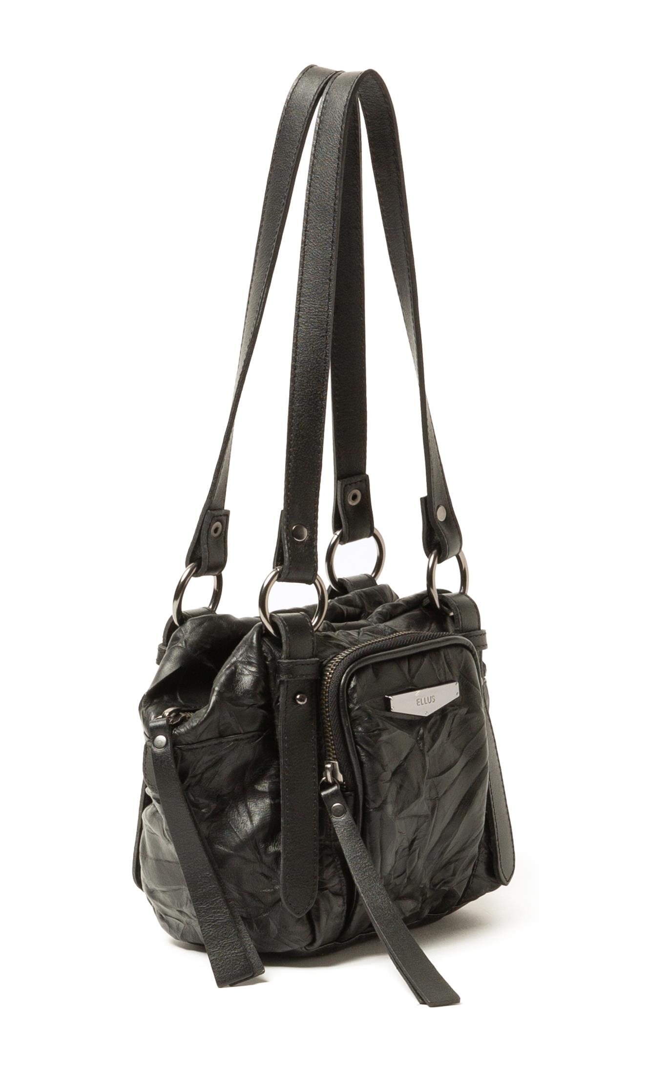 ゆ Shoulder Bag Lumi Ellus Preto