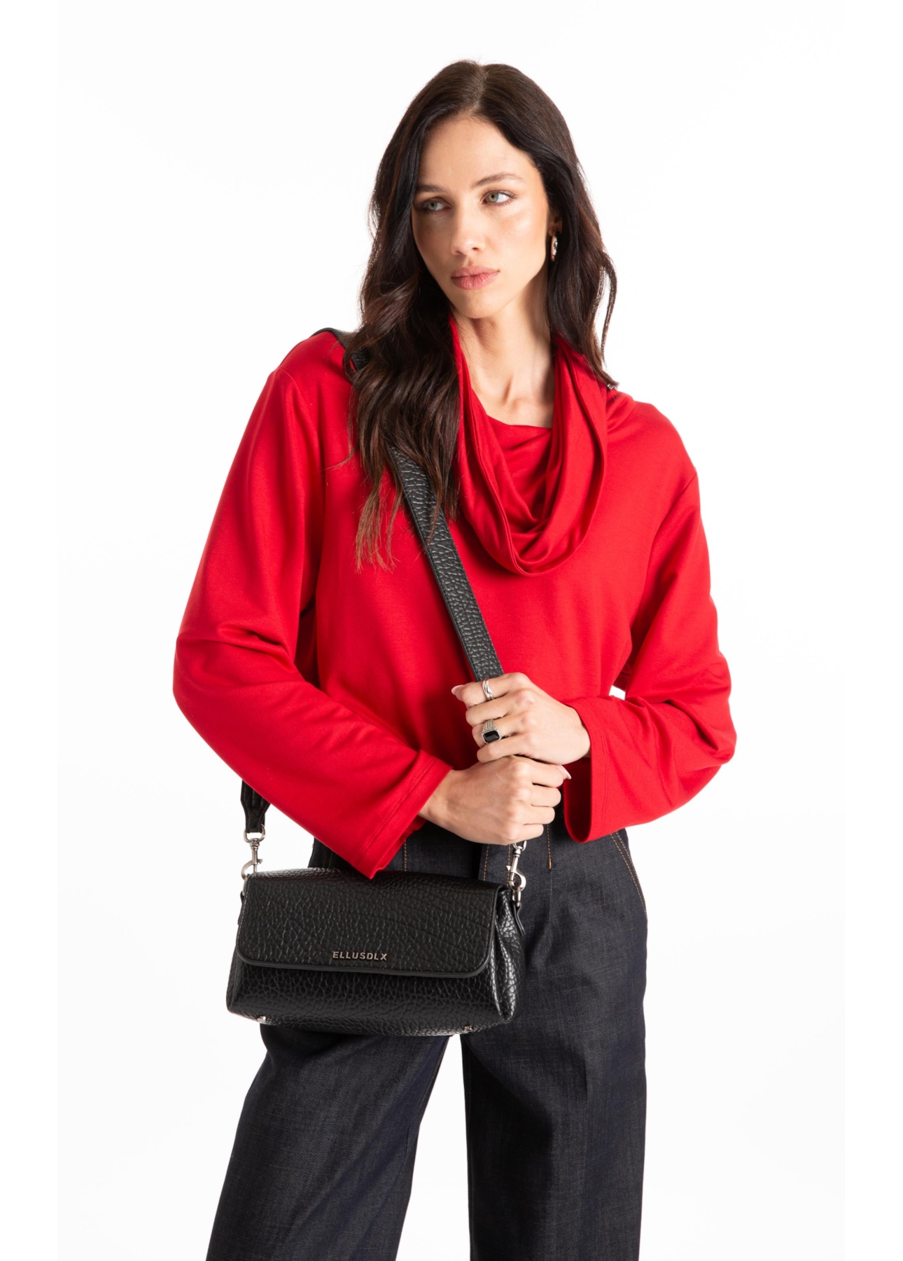 Shoulderbag Ivy Ellus Preto