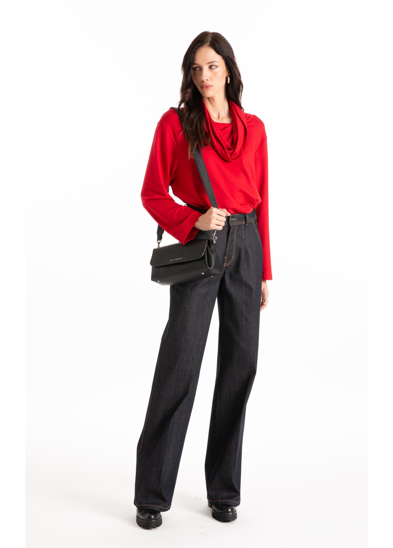 Shoulderbag Ivy Ellus Preto