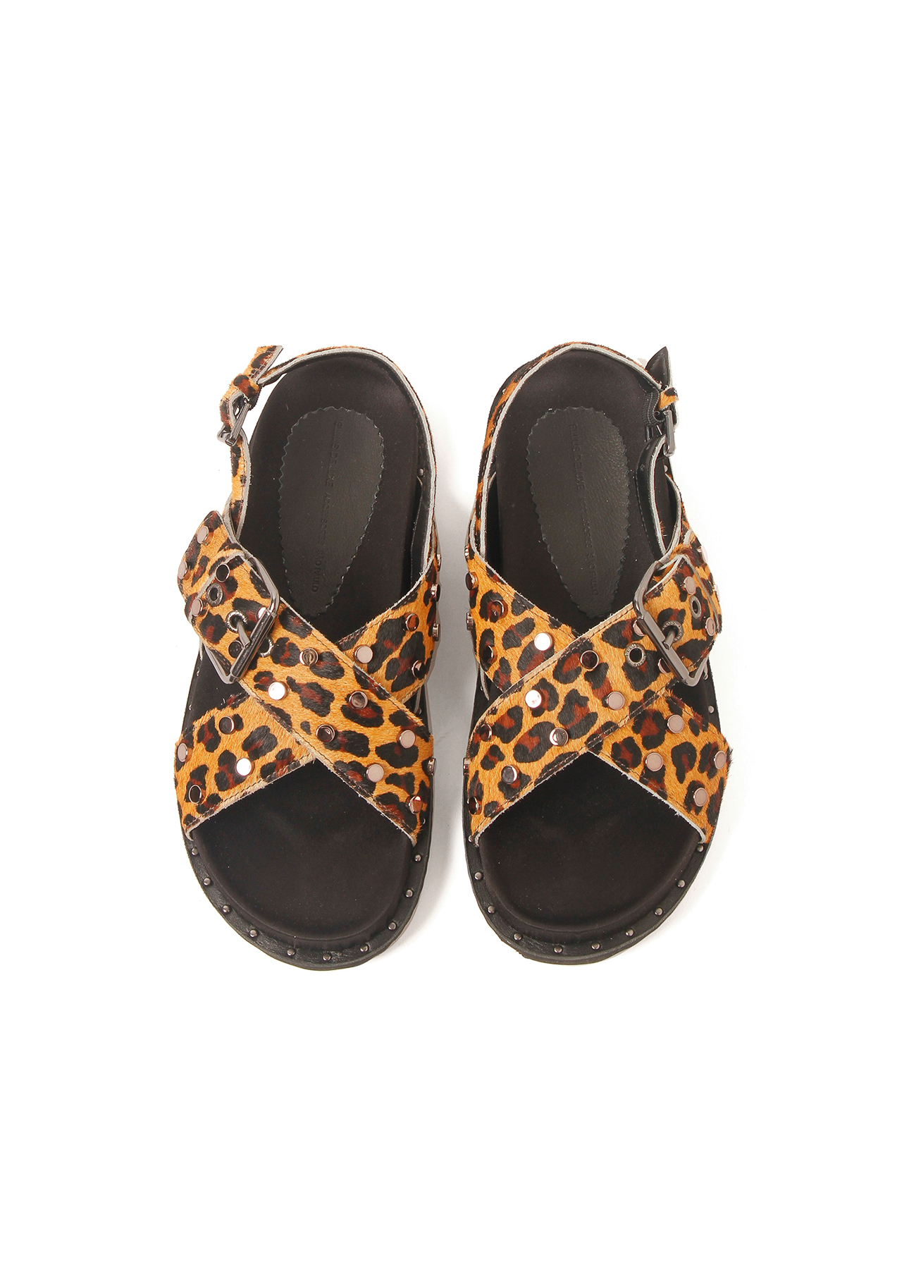 Slide Animal Print Ellus Caramelo