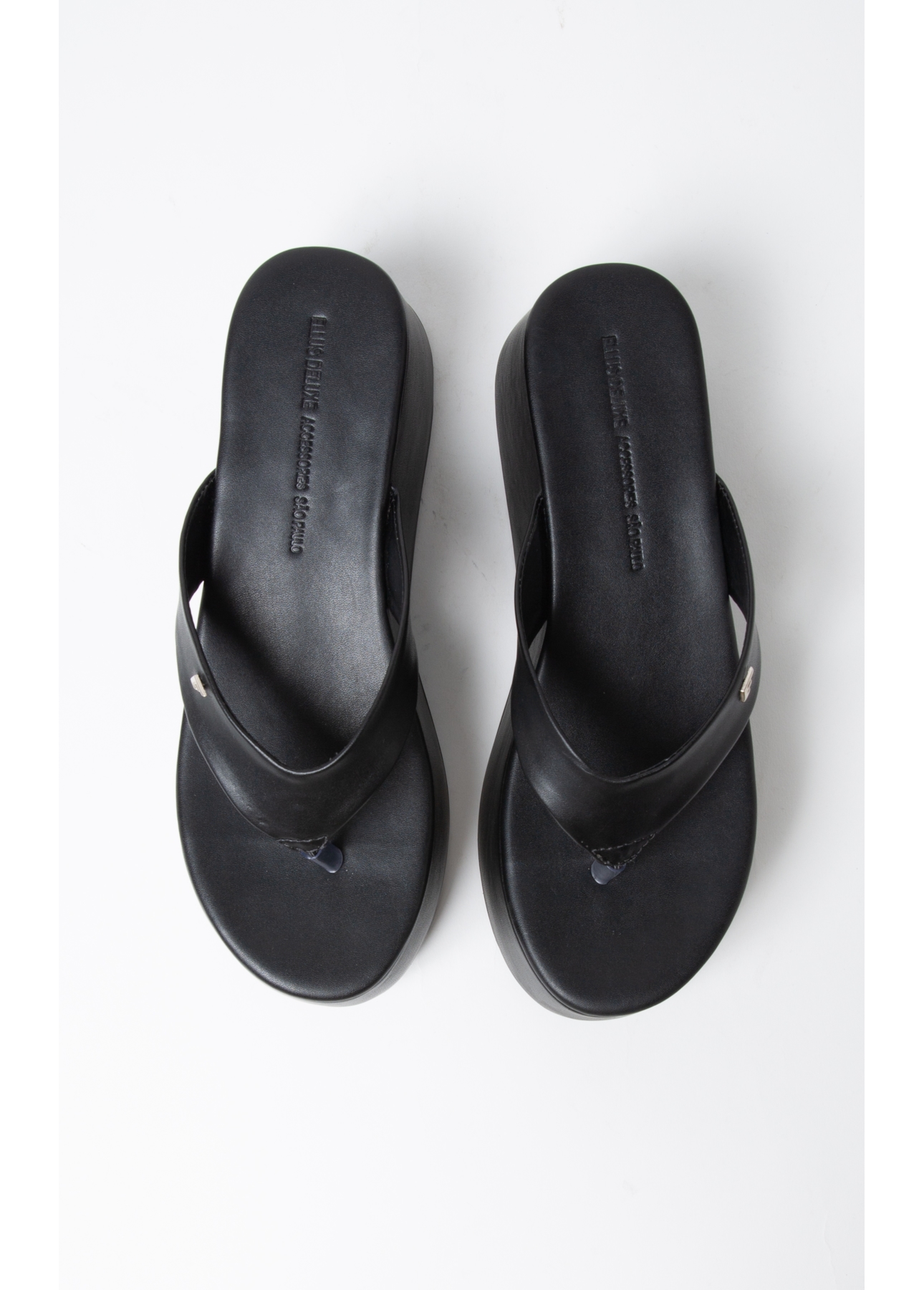 Slide Flatform Noely Ellus Preto
