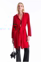 Sobretudo Nobu Belt Vermelho