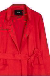 Sobretudo Nobu Belt Vermelho