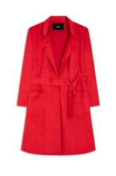 Sobretudo Nobu Belt Vermelho
