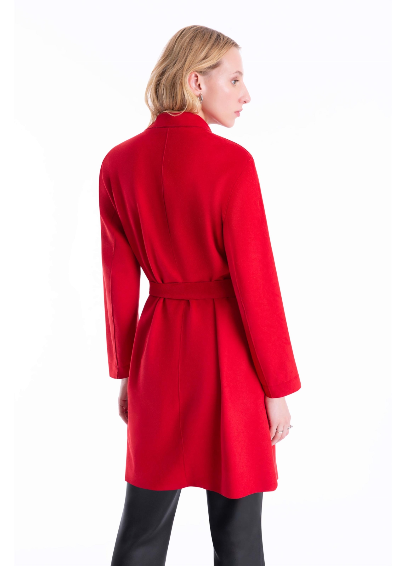 Sobretudo Nobu Belt Vermelho