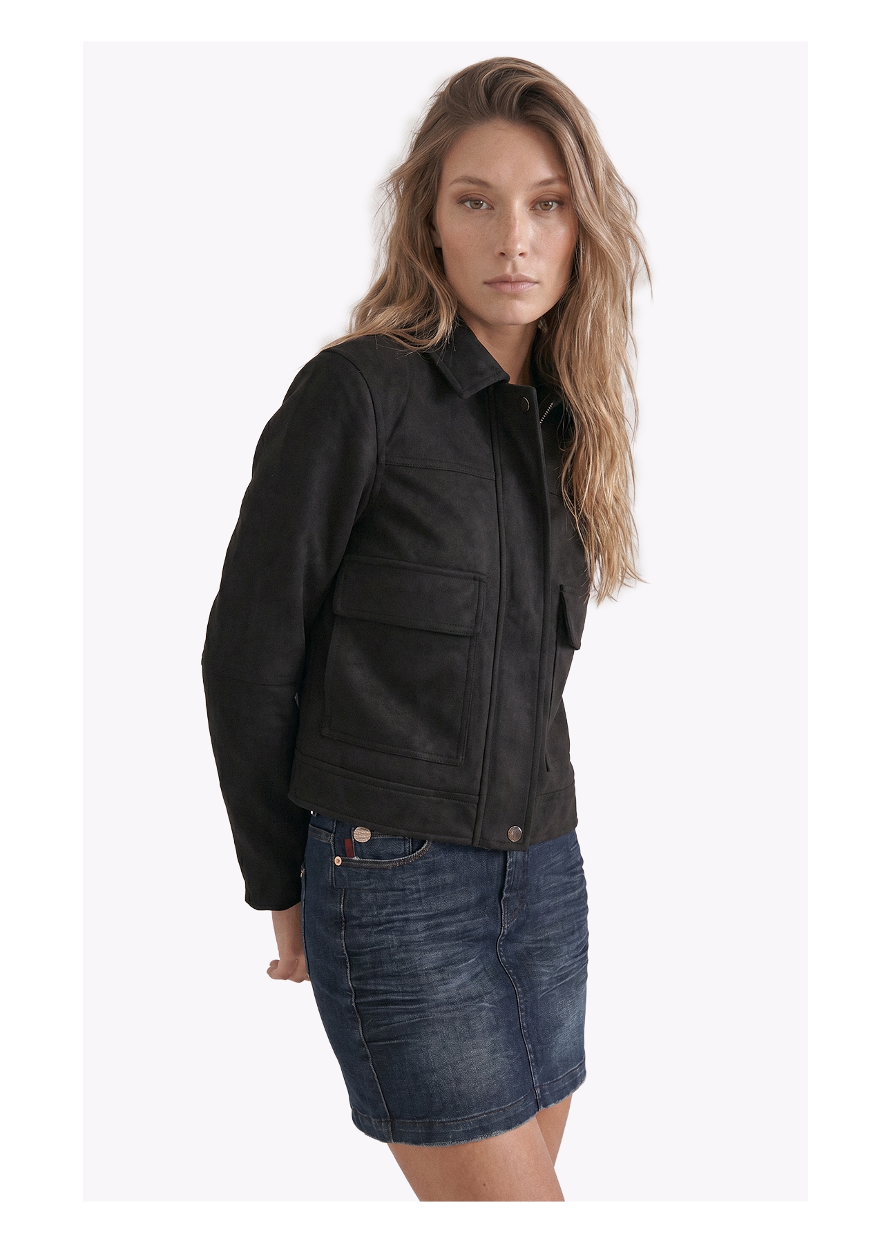 Suede Golf Classic Pockets Preto