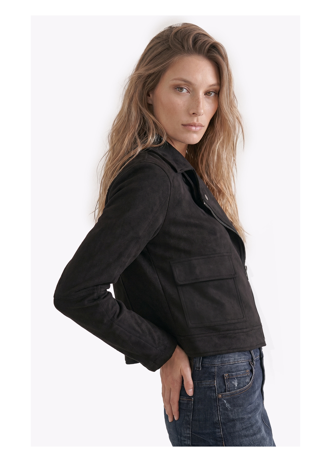 Suede Golf Classic Pockets Preto