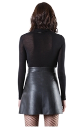 Suede Reversible Skirt Caramelo