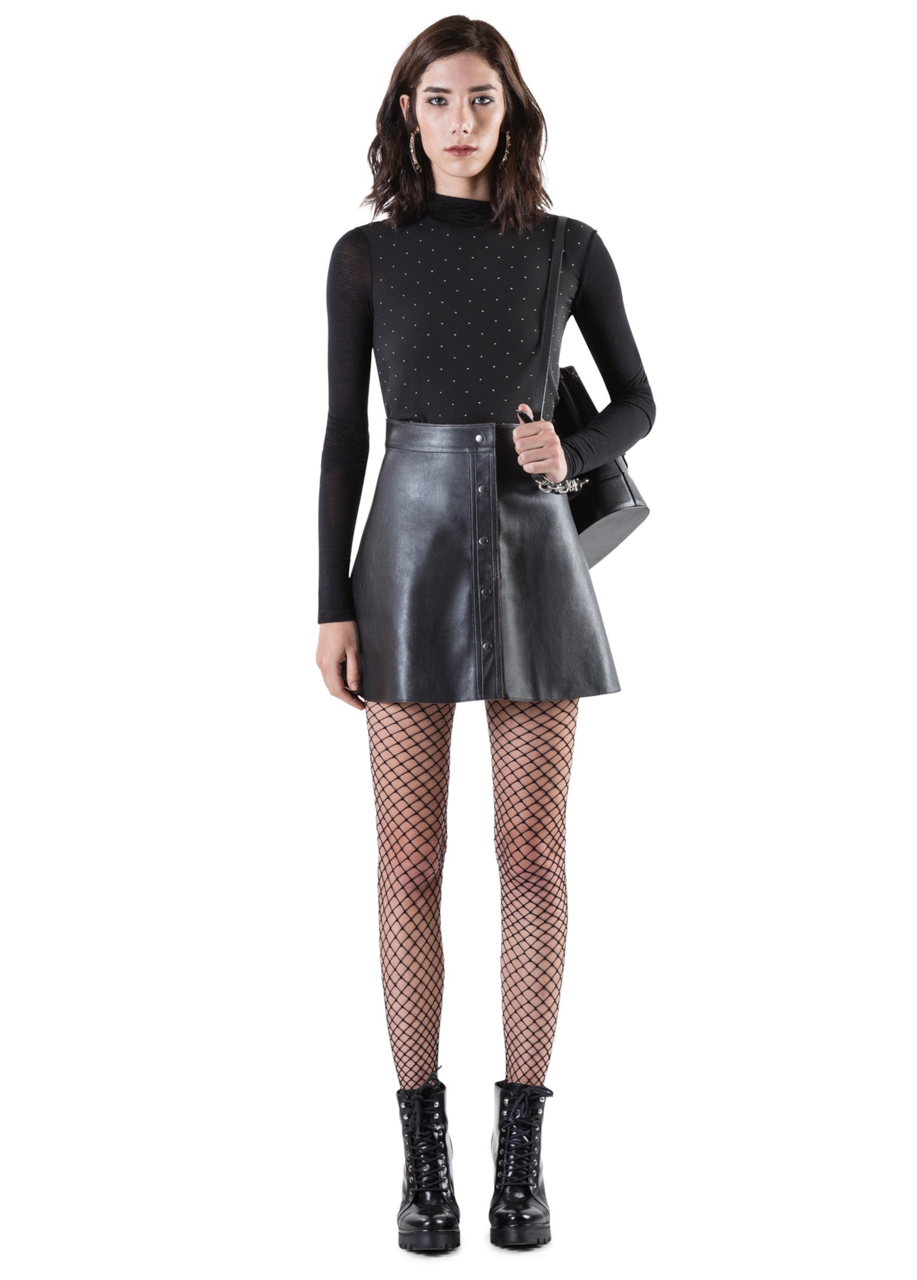 Suede Reversible Skirt Caramelo