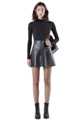 Suede Reversible Skirt Caramelo