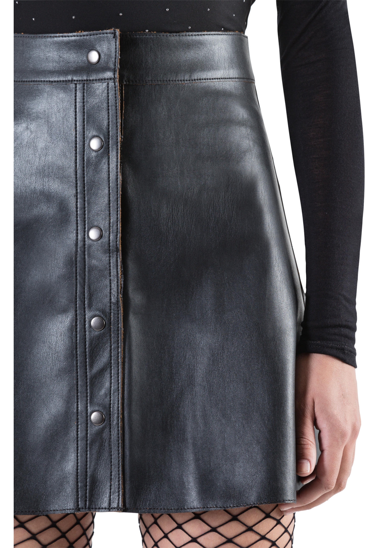 Suede Reversible Skirt Caramelo