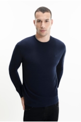 Sweater Modal Jersey Dark Navy