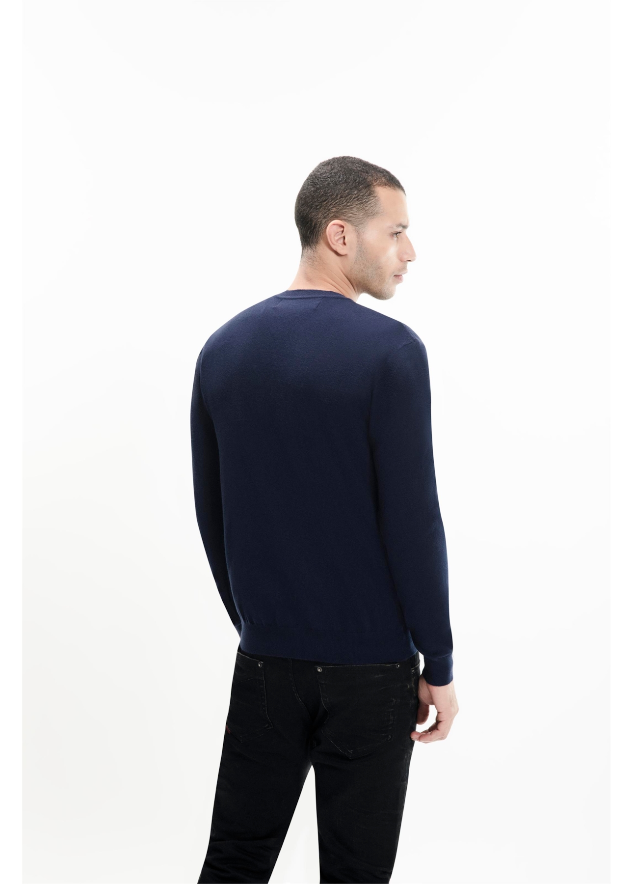 Sweater Modal Jersey Dark Navy