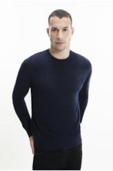 Sweater Modal Jersey Dark Navy