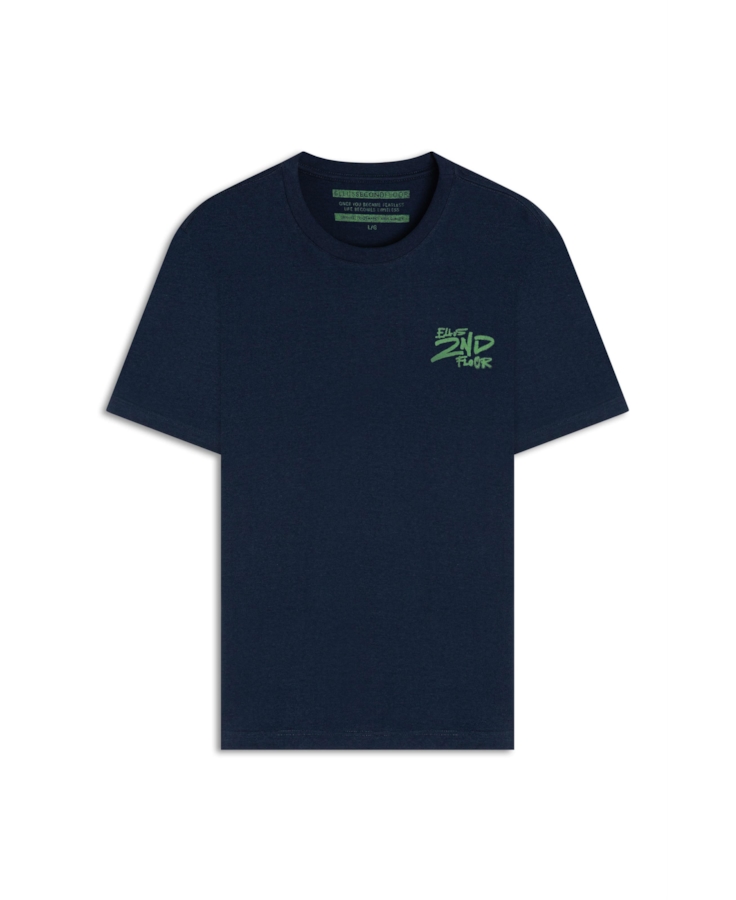 T-Shirt  2nd Floor Graffiti Classic Dark Navy