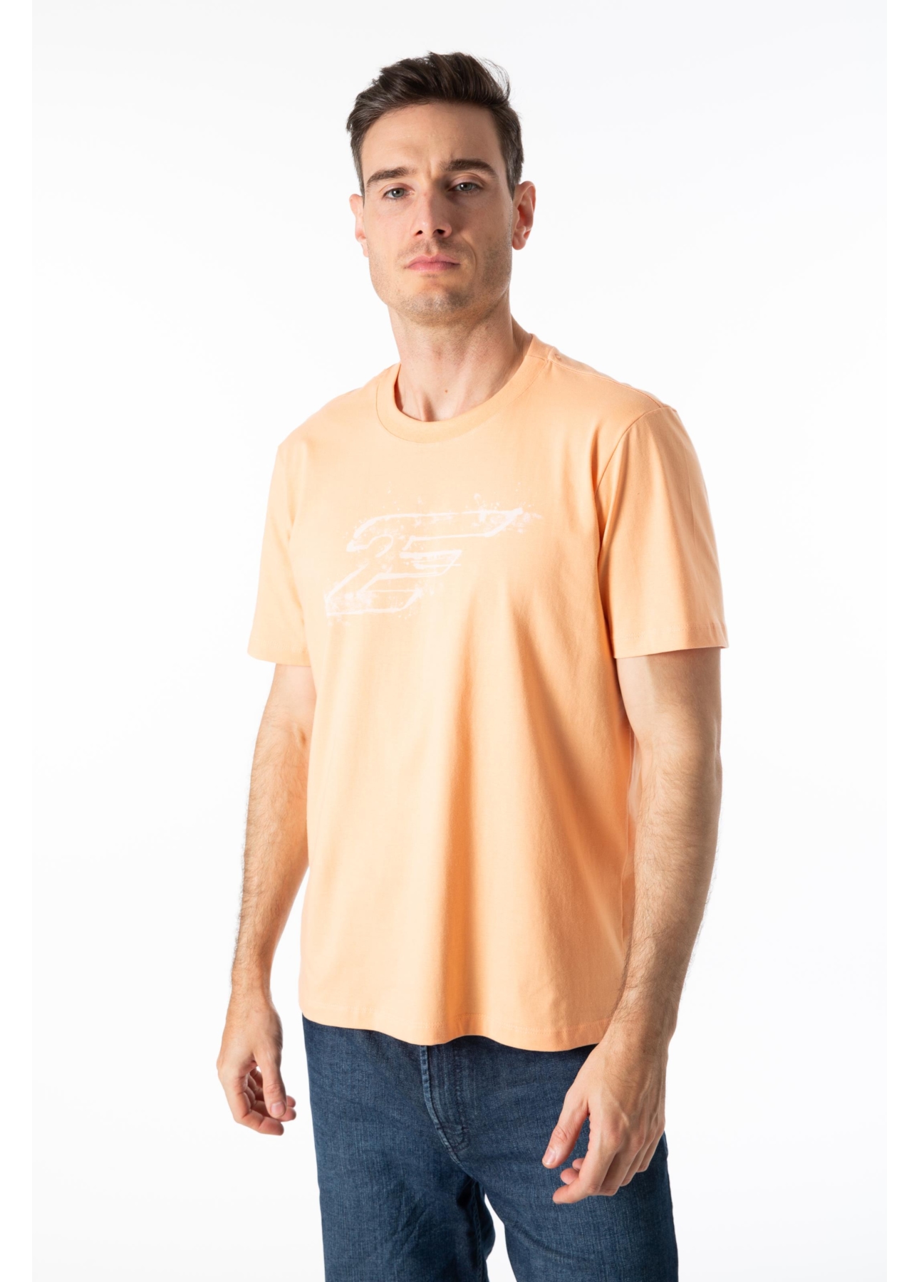 T-Shirt 2nd Floor Paint Classic Pessego