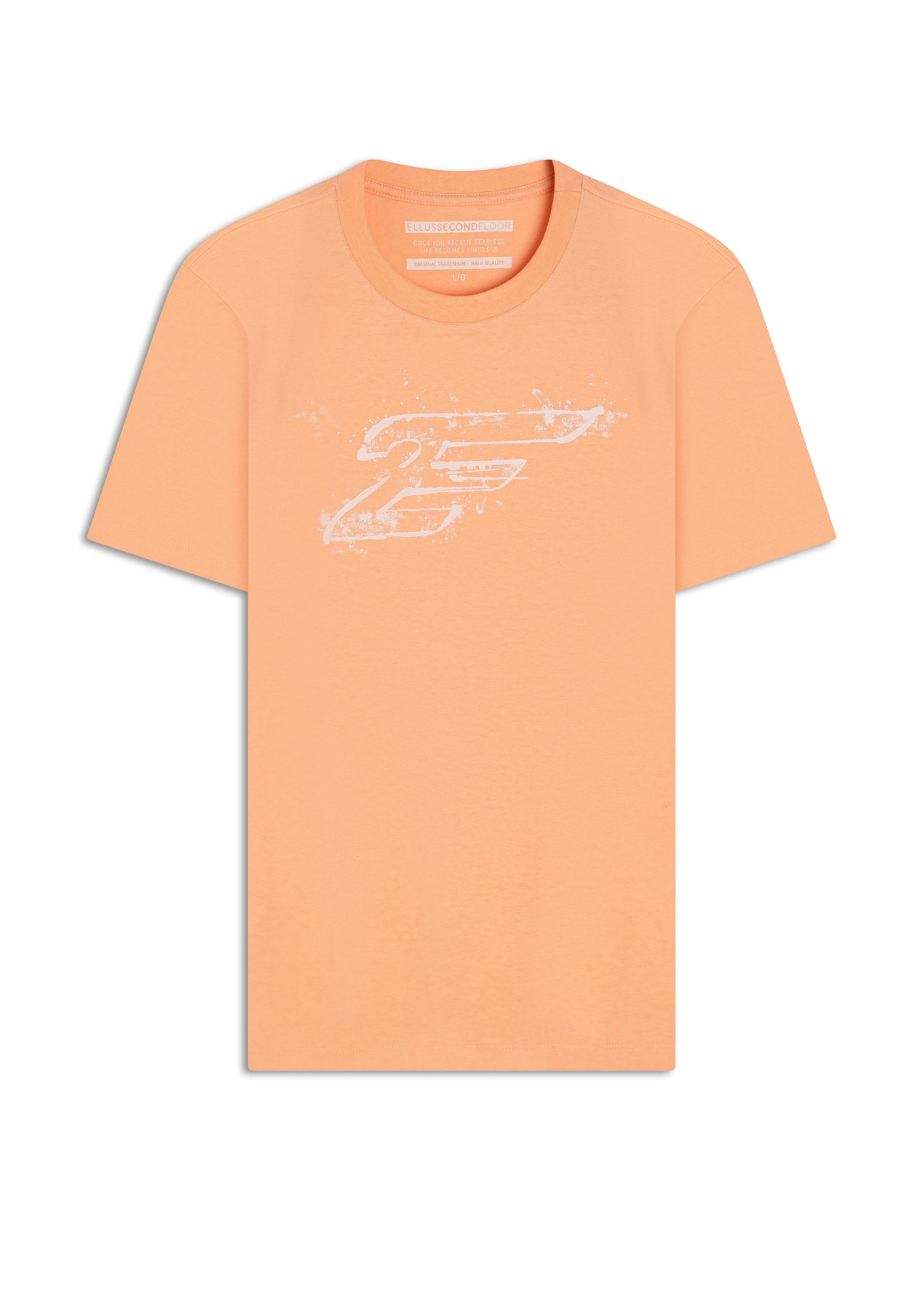 T-Shirt 2nd Floor Paint Classic Pessego