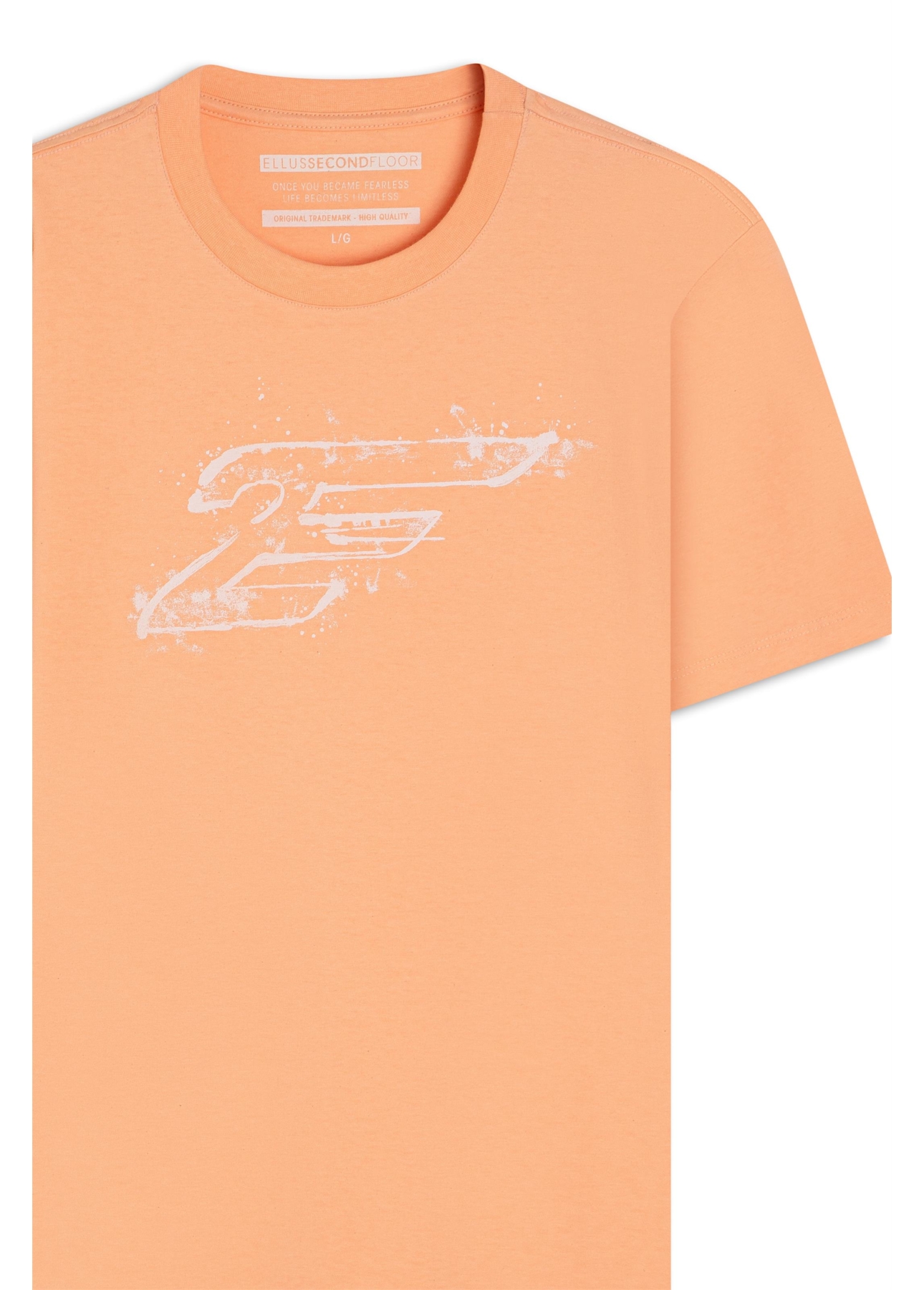 T-Shirt 2nd Floor Paint Classic Pessego