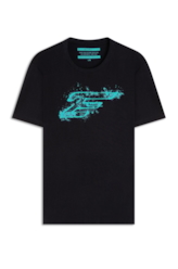 T-Shirt 2nd Floor Paint Classic Preto