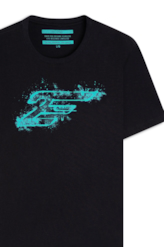 T-Shirt 2nd Floor Paint Classic Preto