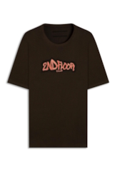 T-Shirt 2nd Floor Street Over Marrom