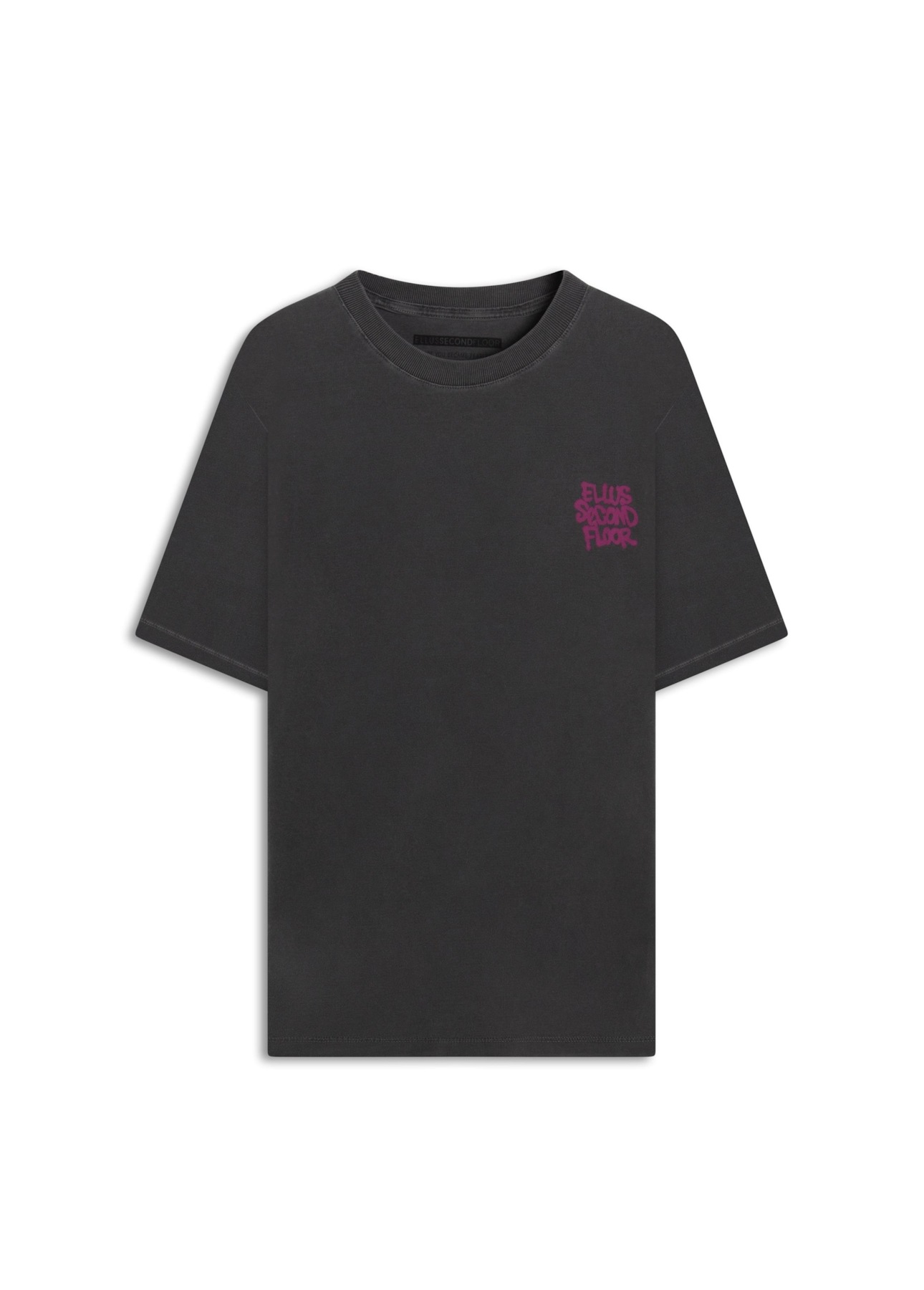 T-Shirt 2nd Floor Washed Over Preto